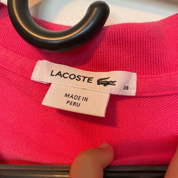 Lacoste pique polo dress size 6 - Picture 2 of 8